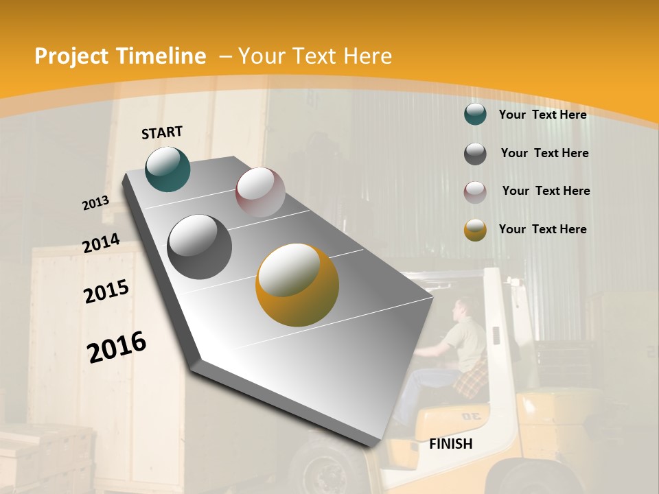 Job Handling Stack PowerPoint Template