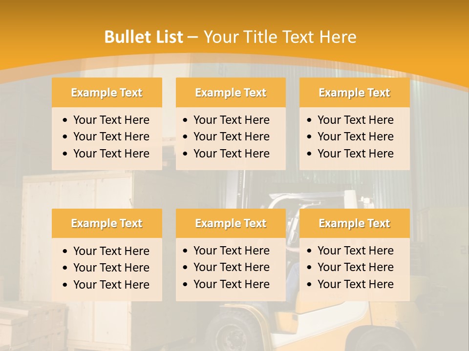 Job Handling Stack PowerPoint Template