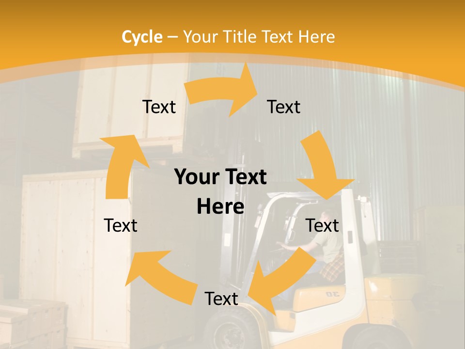 Job Handling Stack PowerPoint Template