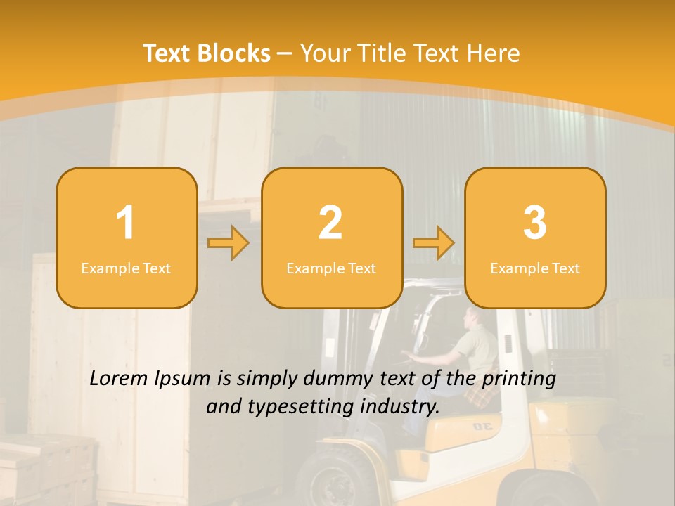 Job Handling Stack PowerPoint Template