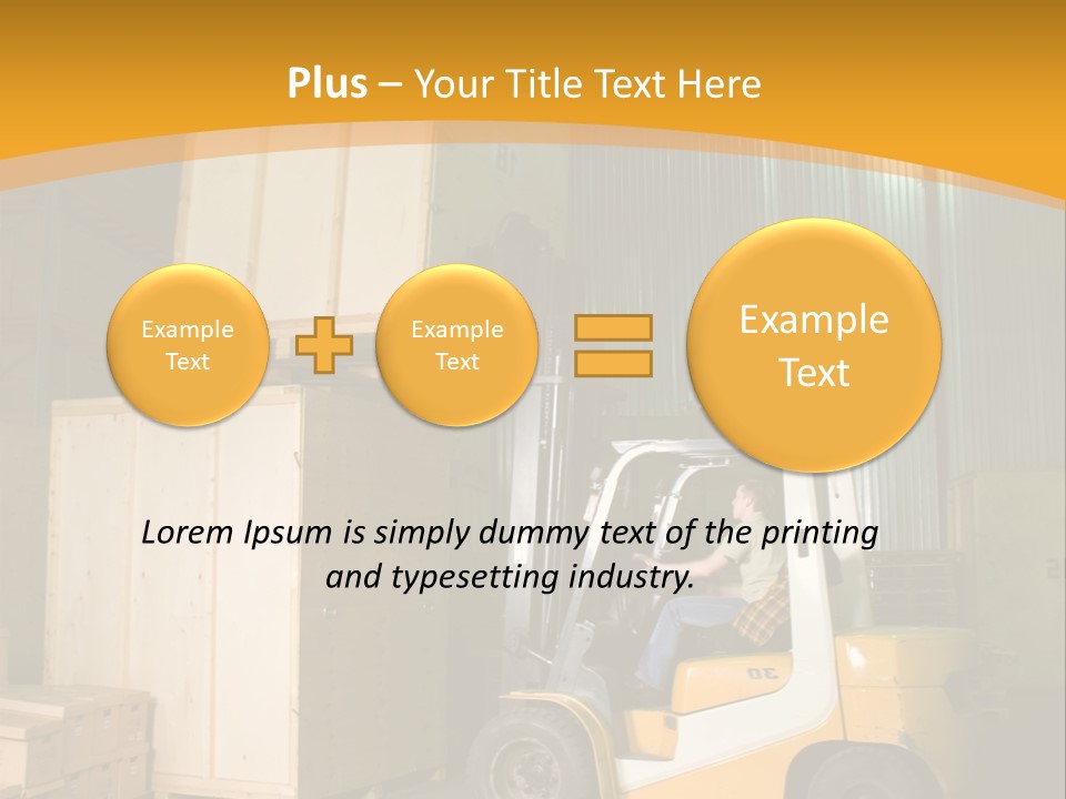 Job Handling Stack PowerPoint Template