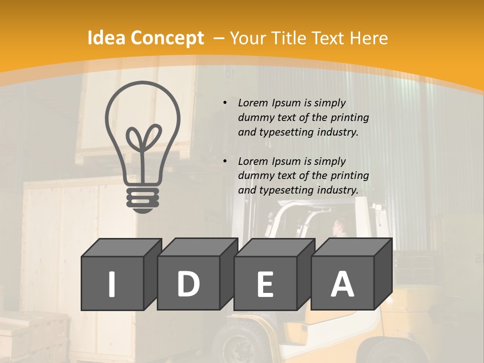 Job Handling Stack PowerPoint Template