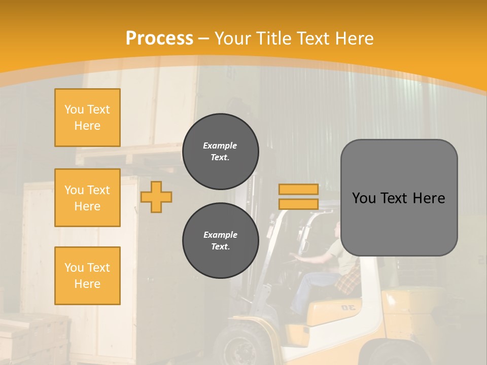 Job Handling Stack PowerPoint Template