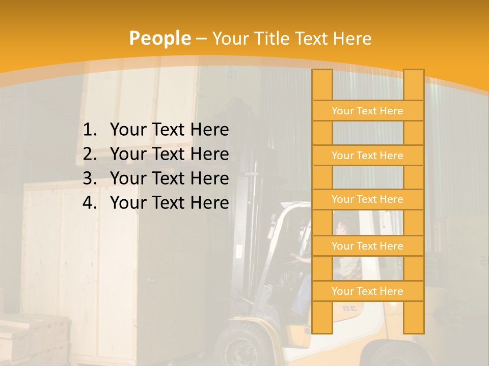 Job Handling Stack PowerPoint Template