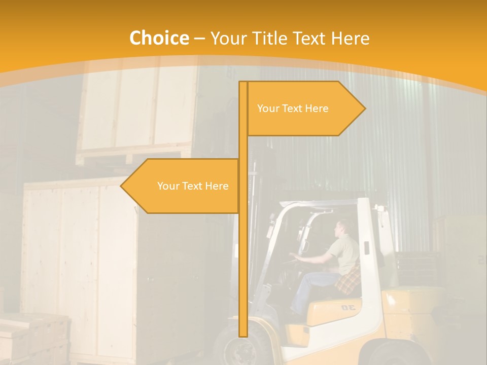 Job Handling Stack PowerPoint Template