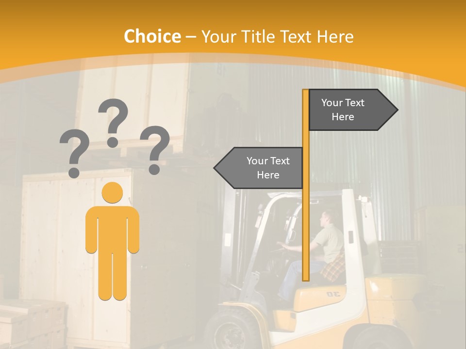 Job Handling Stack PowerPoint Template