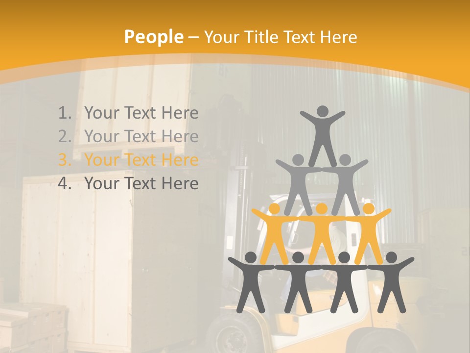 Job Handling Stack PowerPoint Template