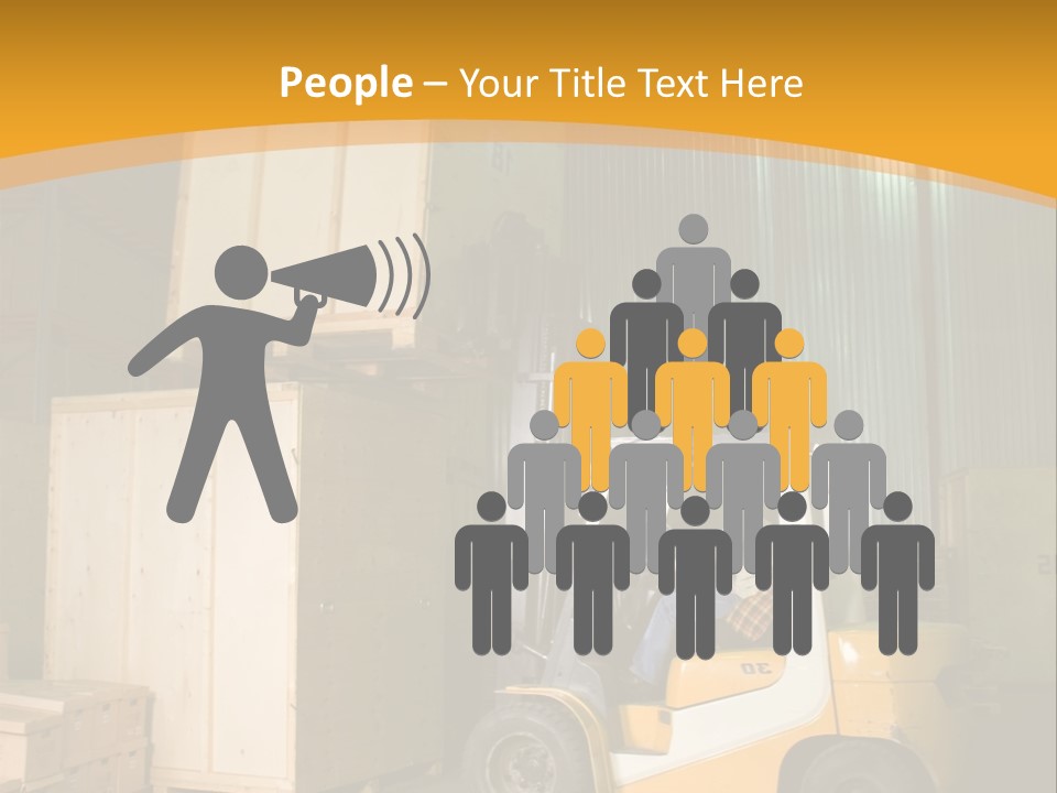 Job Handling Stack PowerPoint Template