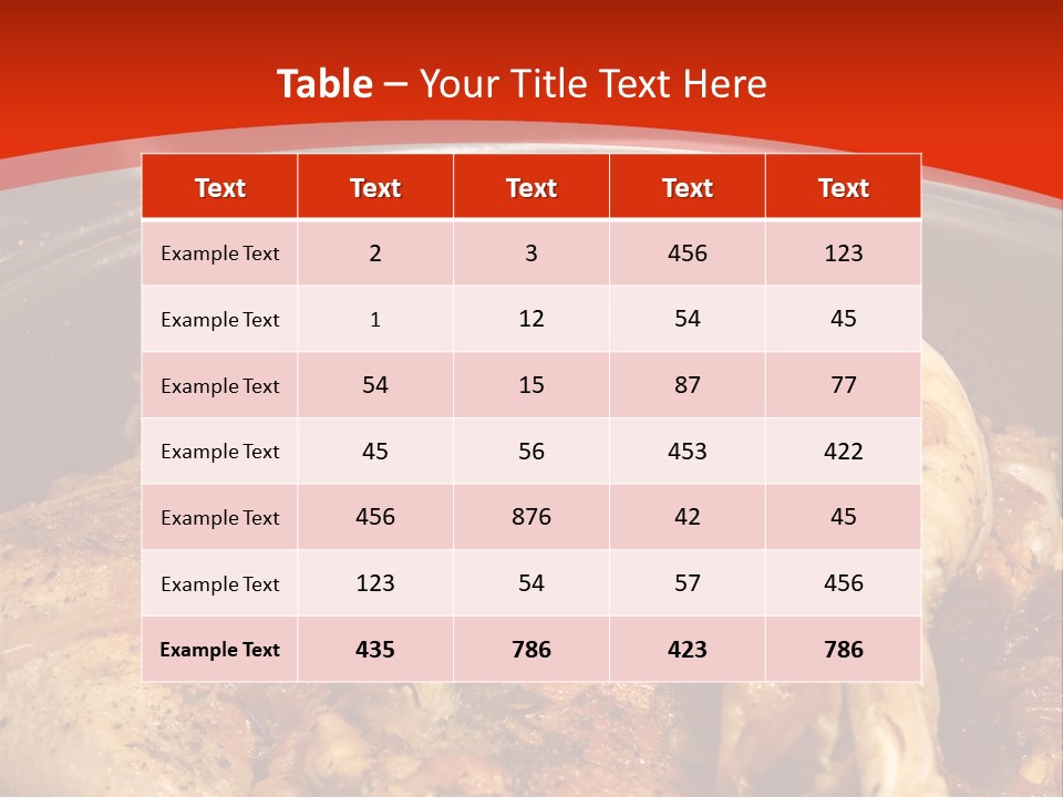 Bone Baked Carrot PowerPoint Template
