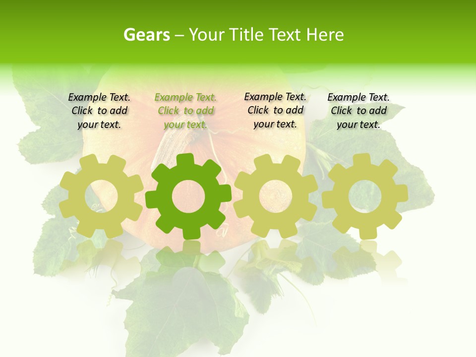 Blossom White Mirroring PowerPoint Template