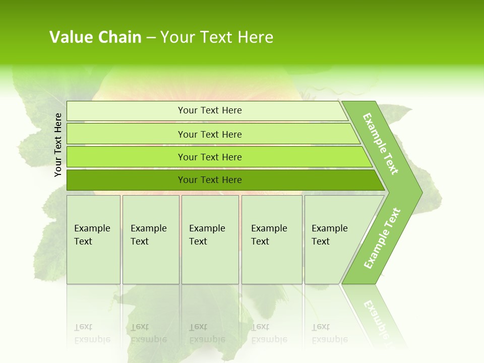 Blossom White Mirroring PowerPoint Template