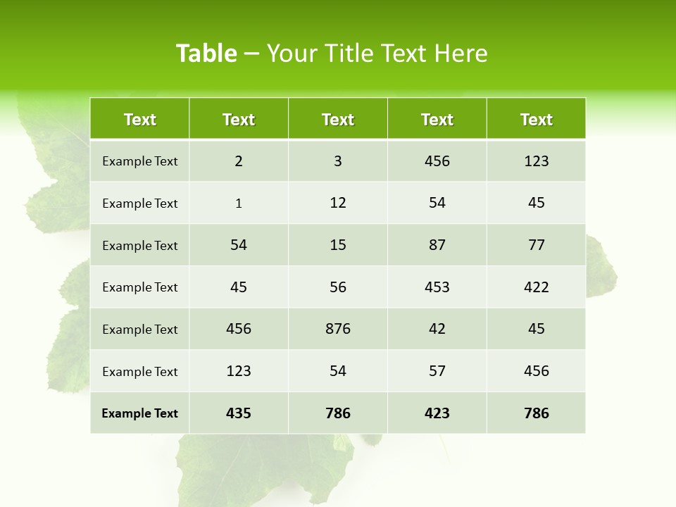 Blossom White Mirroring PowerPoint Template