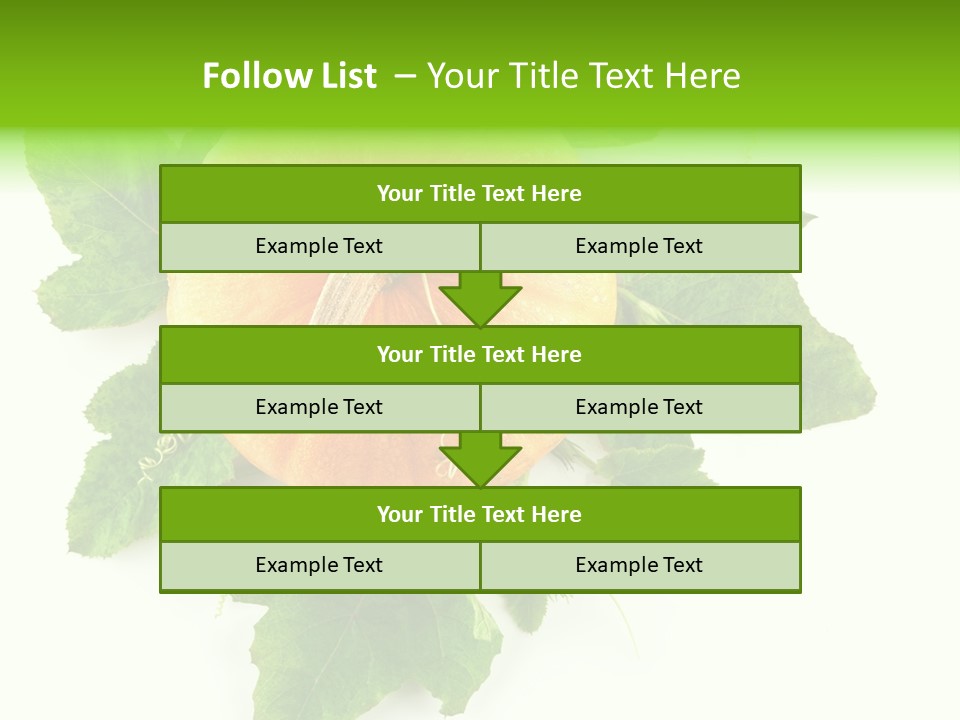 Blossom White Mirroring PowerPoint Template