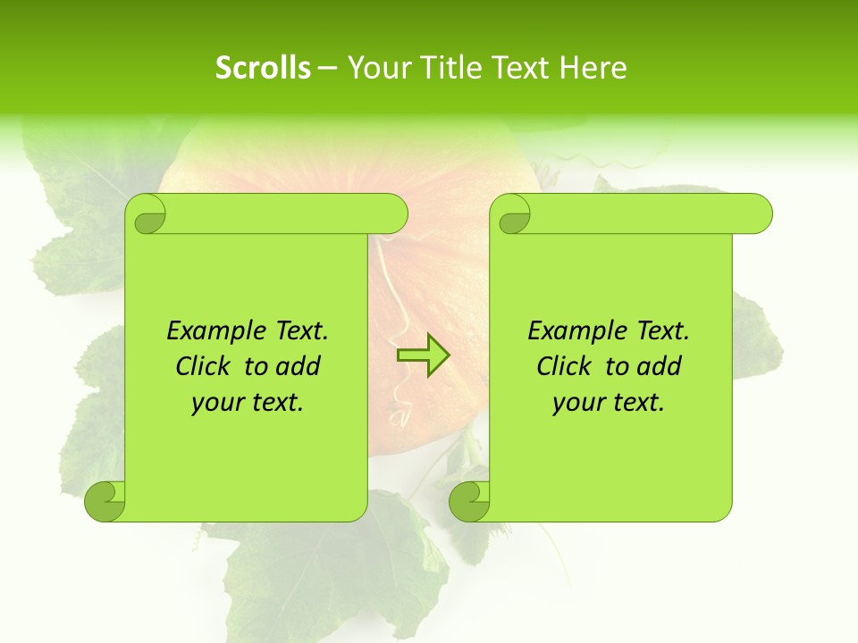 Blossom White Mirroring PowerPoint Template