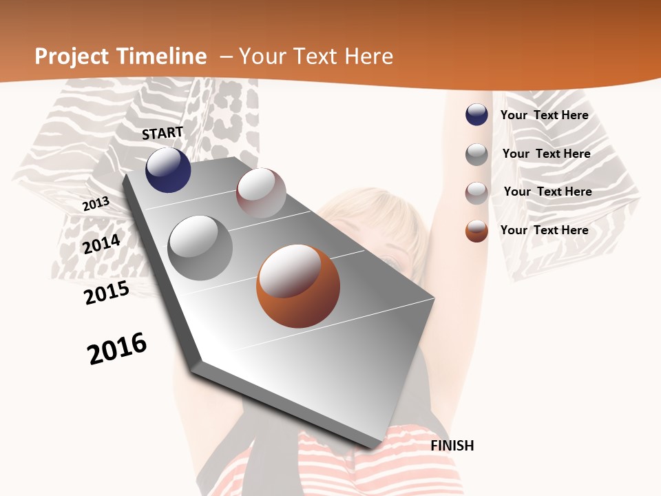 Carefree Vibrant Beautiful PowerPoint Template