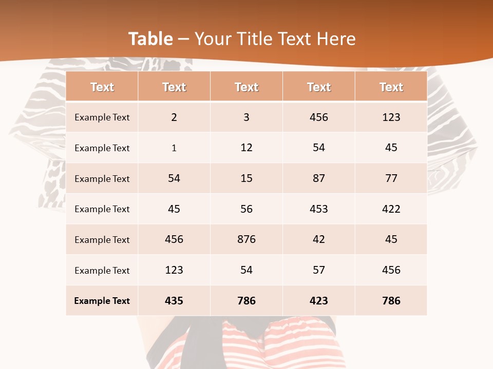 Carefree Vibrant Beautiful PowerPoint Template