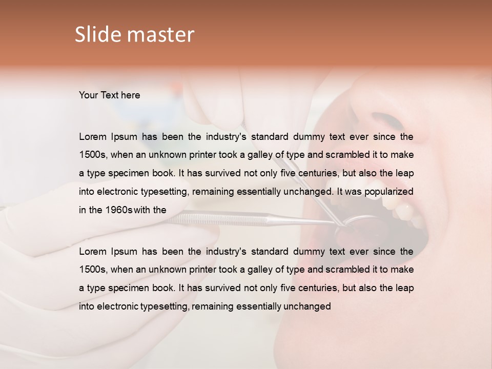 Surgeon Woman Health Care PowerPoint Template