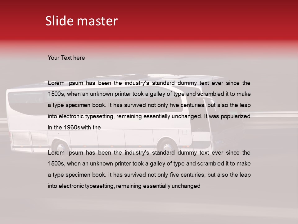 Speed Holidays Car PowerPoint Template