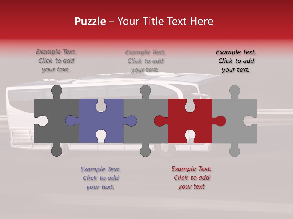 Speed Holidays Car PowerPoint Template