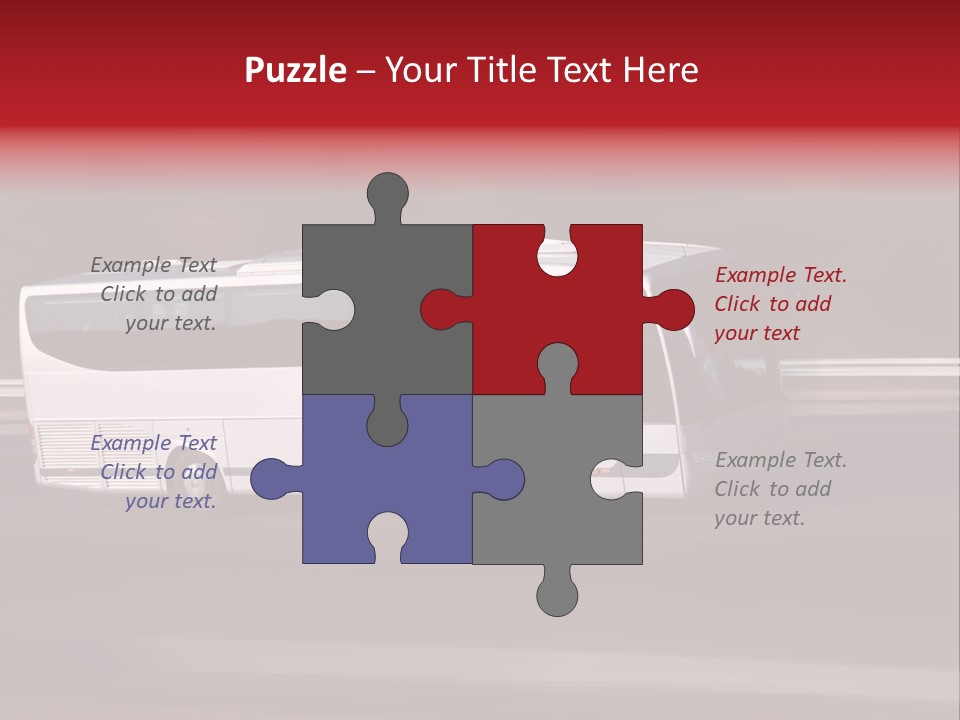 Speed Holidays Car PowerPoint Template