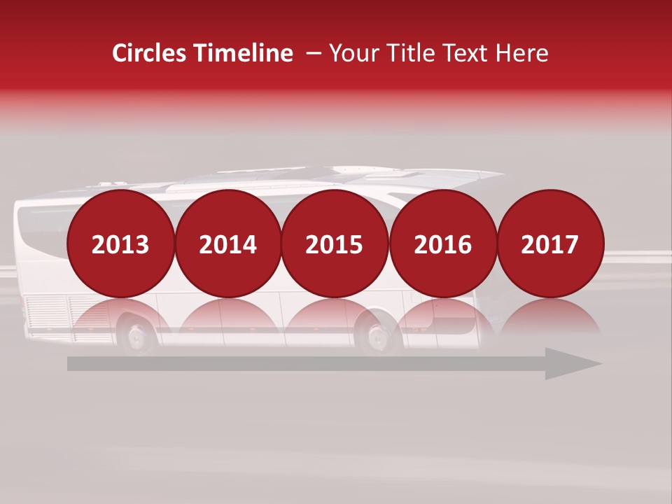 Speed Holidays Car PowerPoint Template