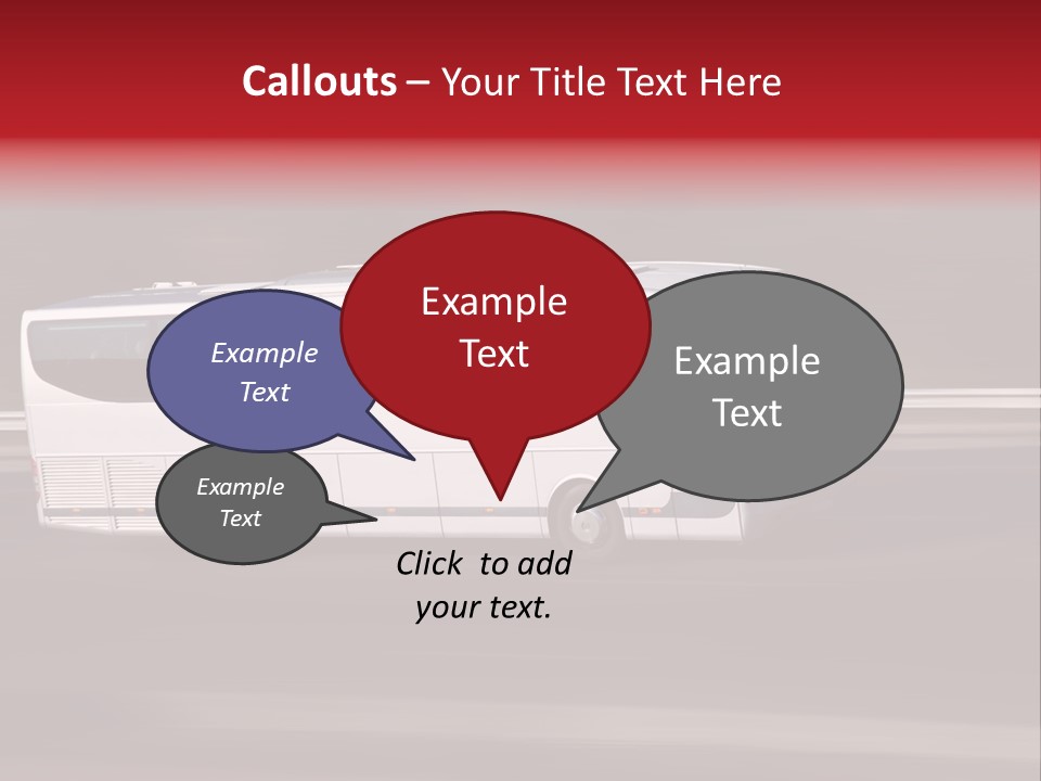 Speed Holidays Car PowerPoint Template