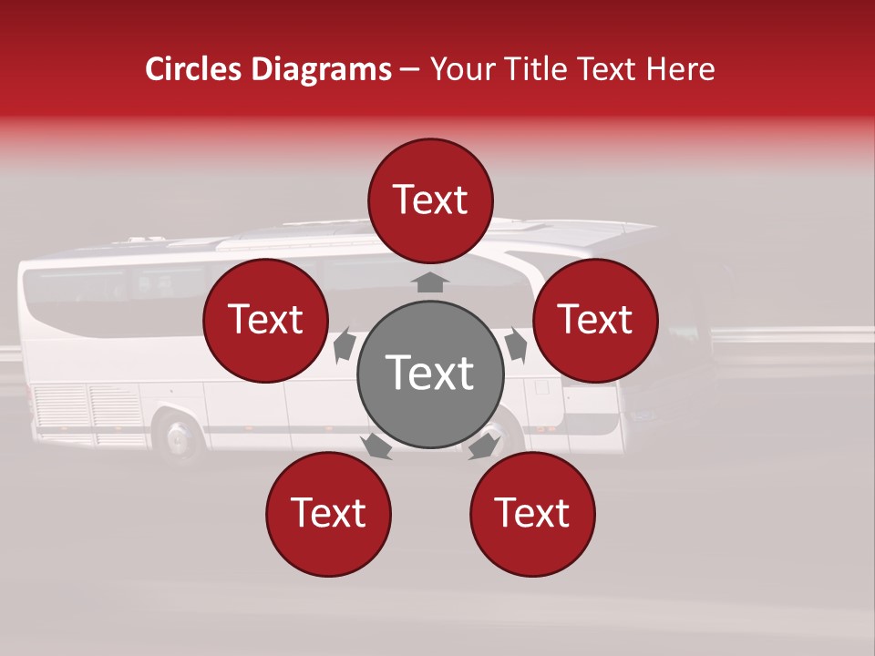 Speed Holidays Car PowerPoint Template