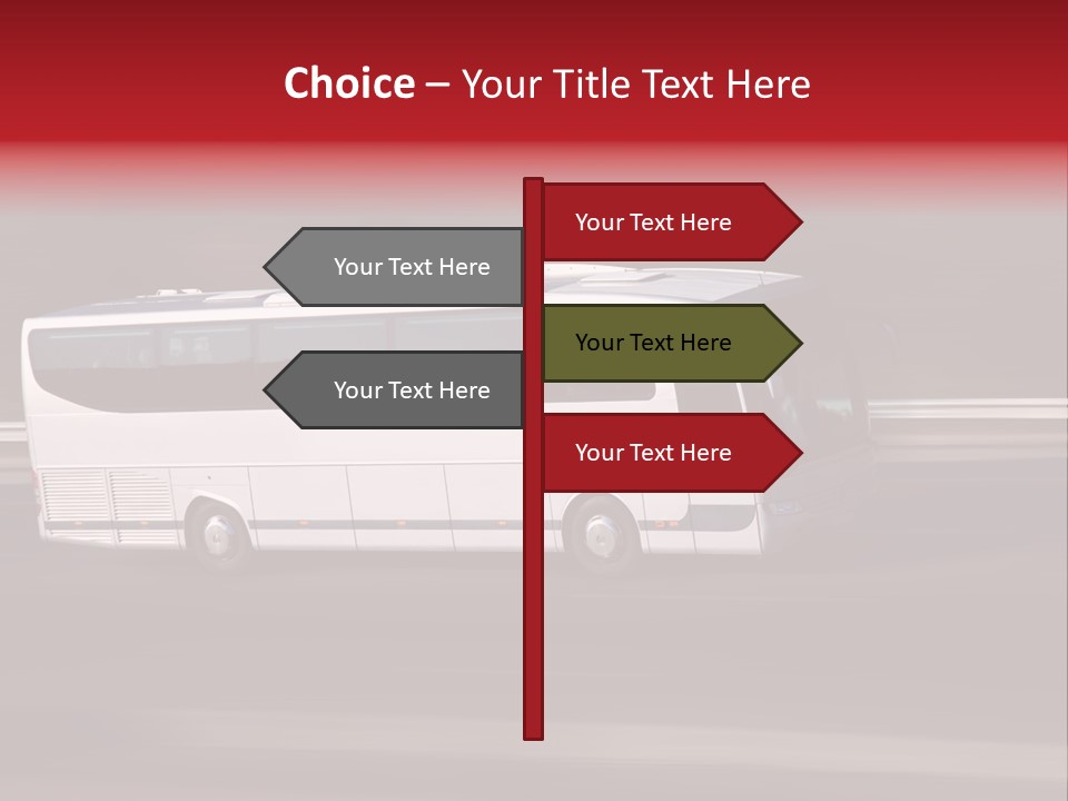 Speed Holidays Car PowerPoint Template