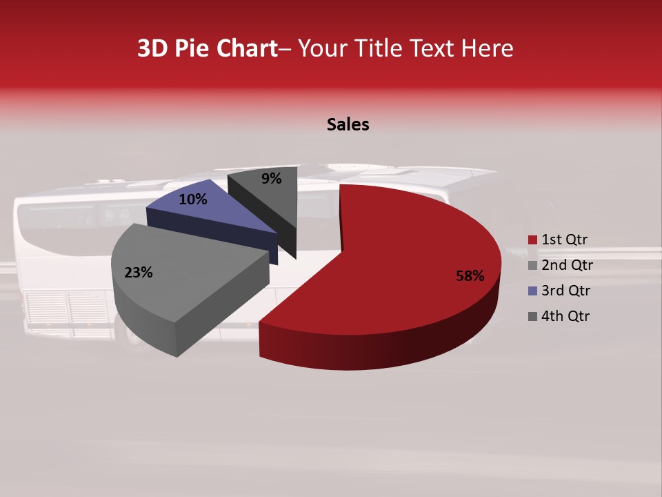 Speed Holidays Car PowerPoint Template