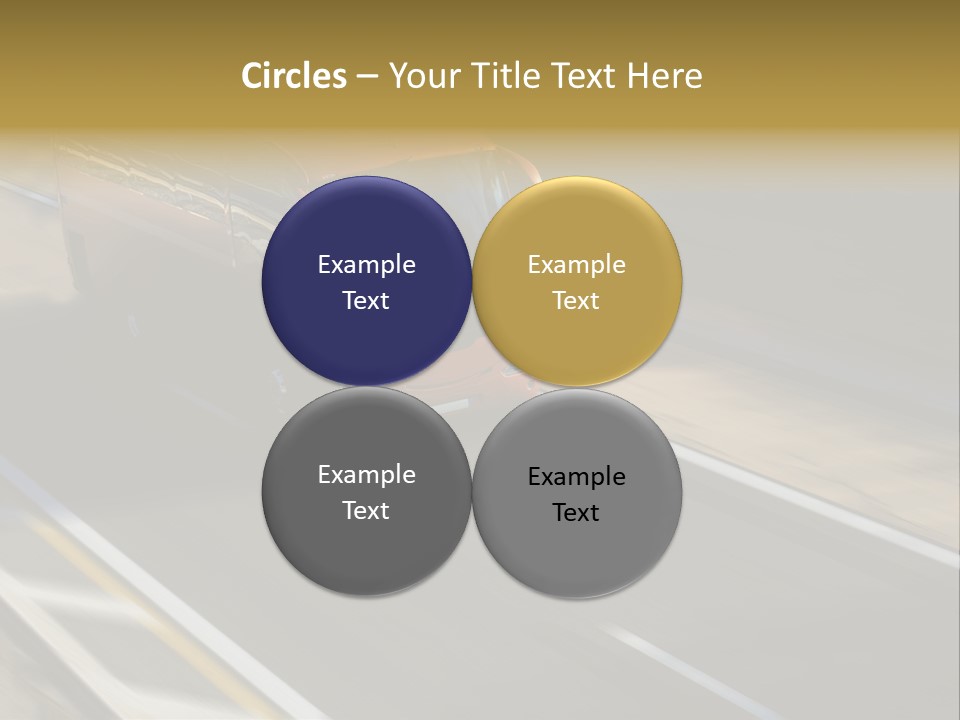 Fast Autocar Door PowerPoint Template