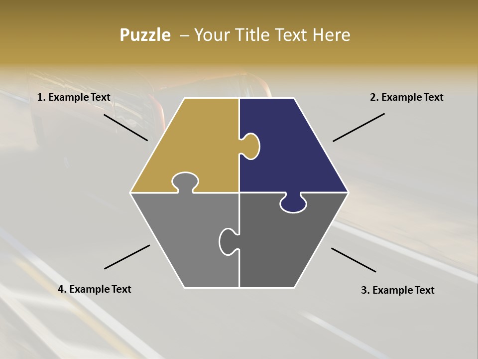 Fast Autocar Door PowerPoint Template