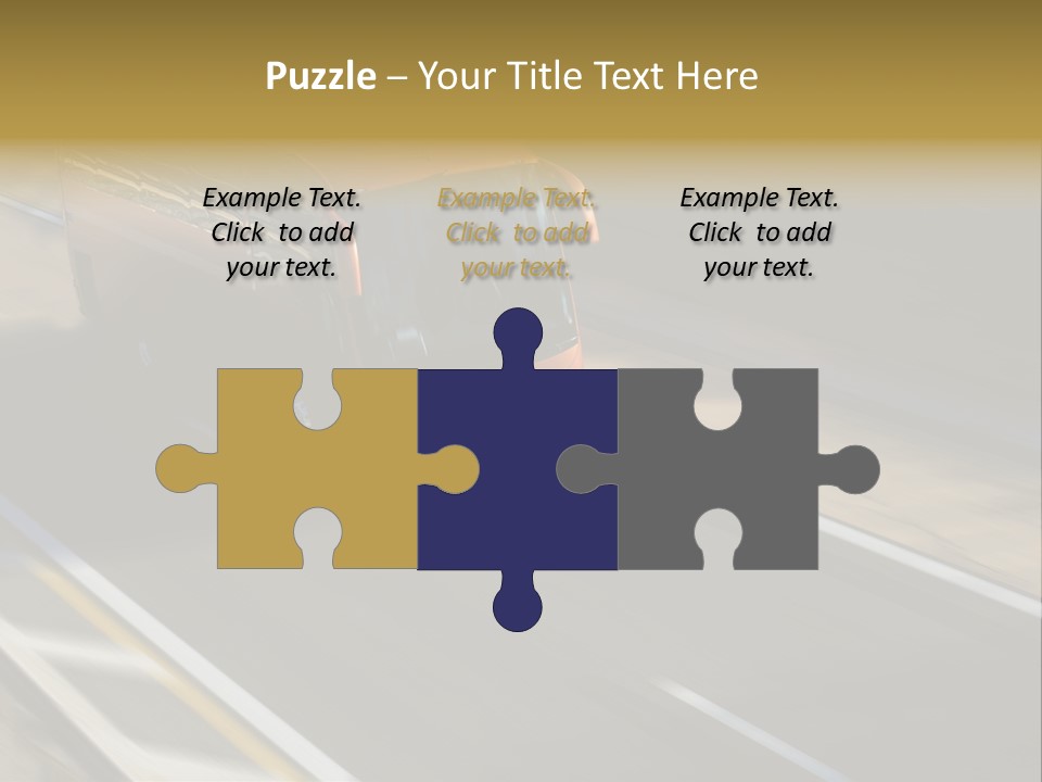 Fast Autocar Door PowerPoint Template