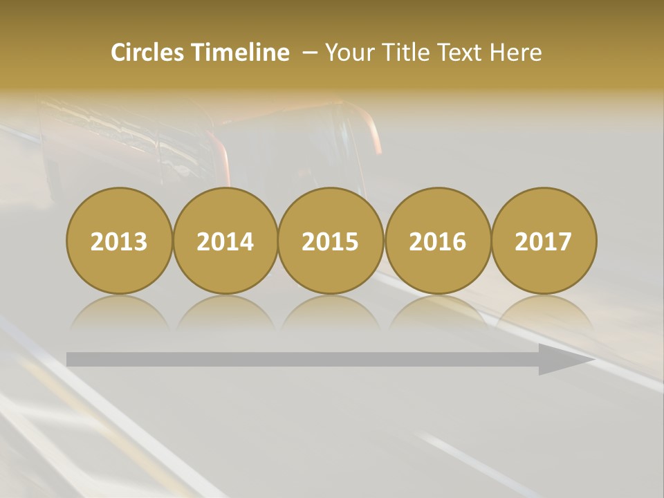 Fast Autocar Door PowerPoint Template