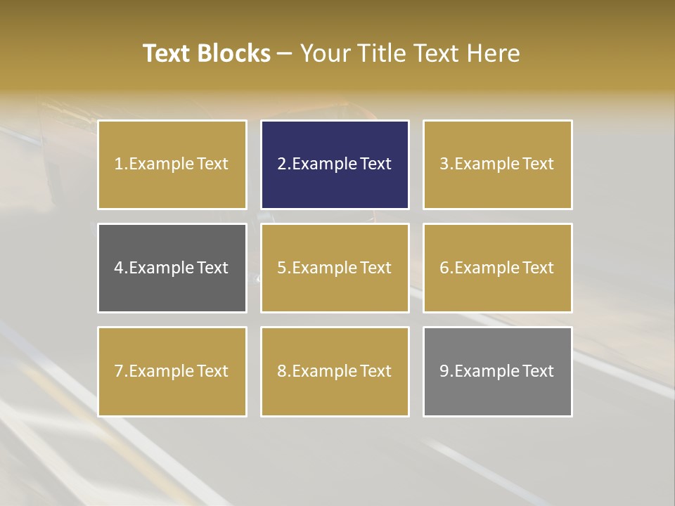 Fast Autocar Door PowerPoint Template