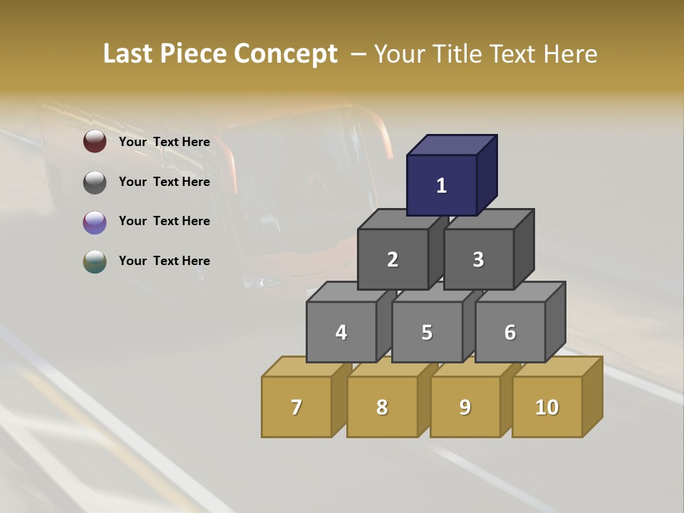 Fast Autocar Door PowerPoint Template