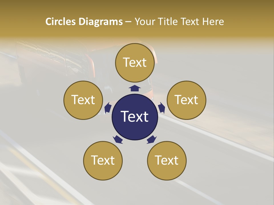 Fast Autocar Door PowerPoint Template