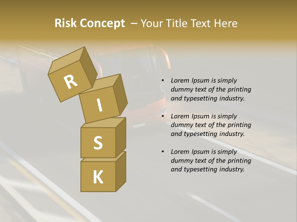 Fast Autocar Door PowerPoint Template