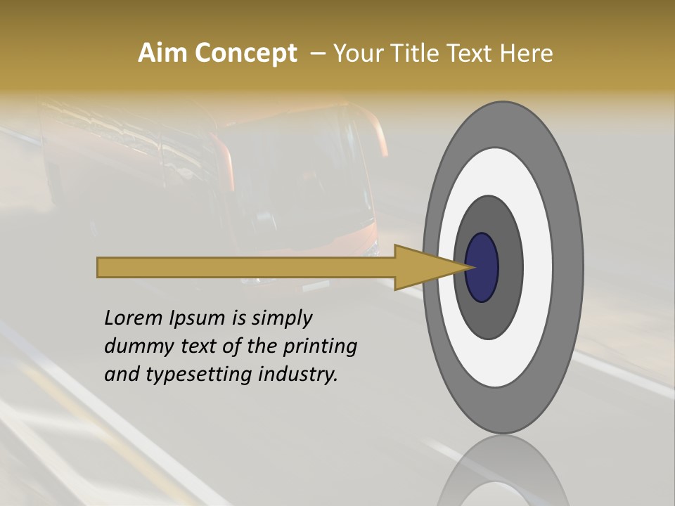 Fast Autocar Door PowerPoint Template