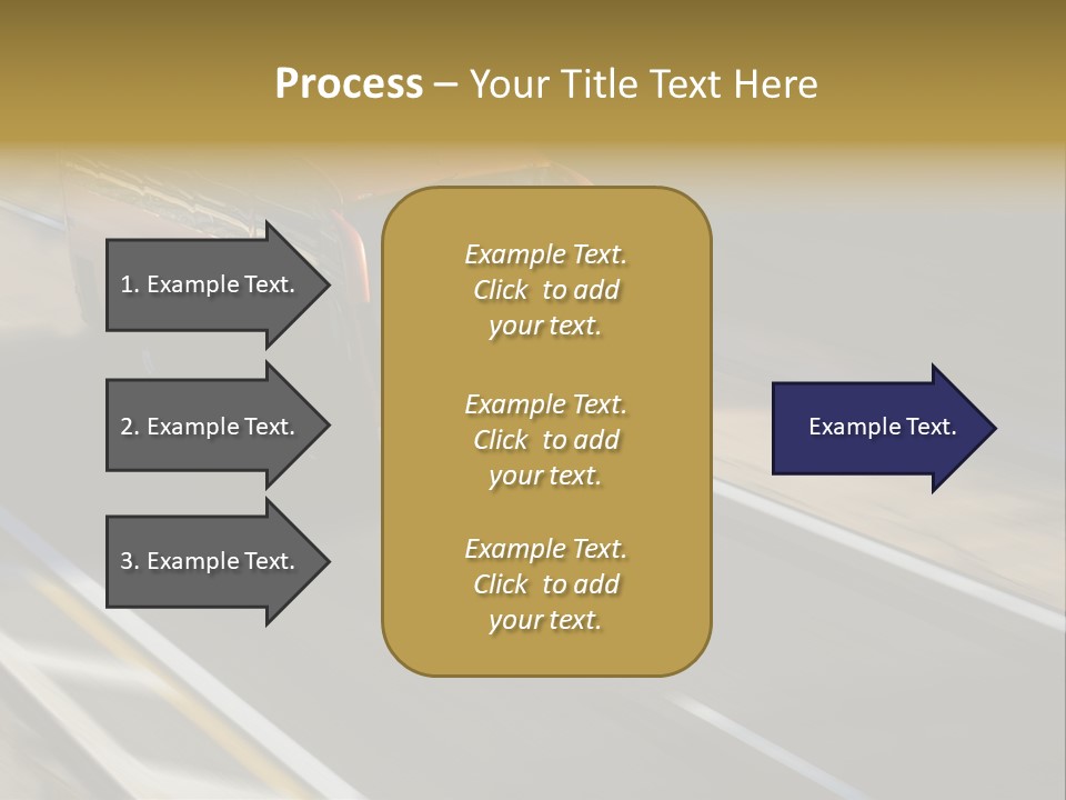 Fast Autocar Door PowerPoint Template