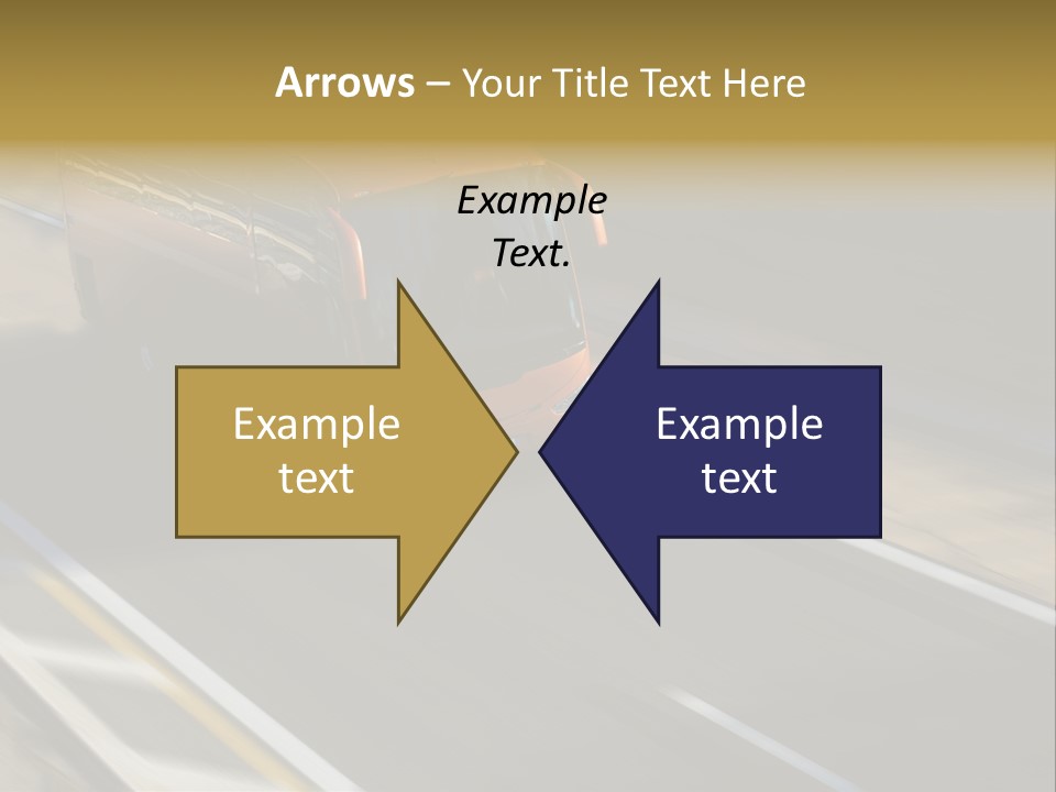 Fast Autocar Door PowerPoint Template