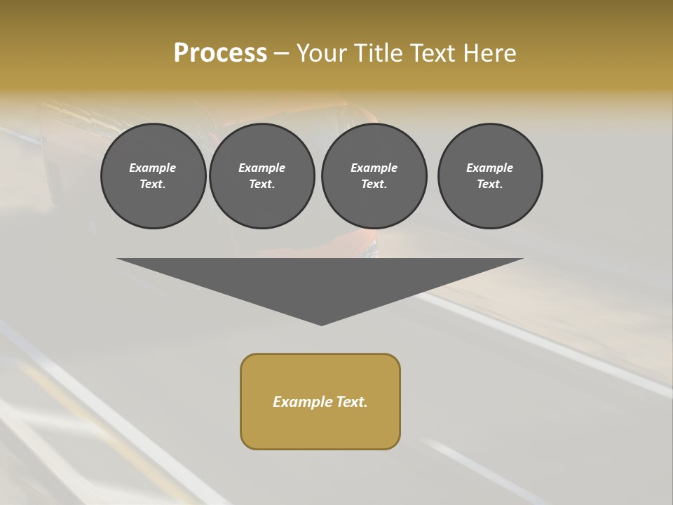 Fast Autocar Door PowerPoint Template