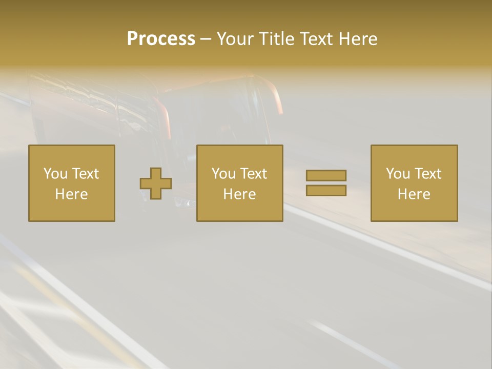 Fast Autocar Door PowerPoint Template