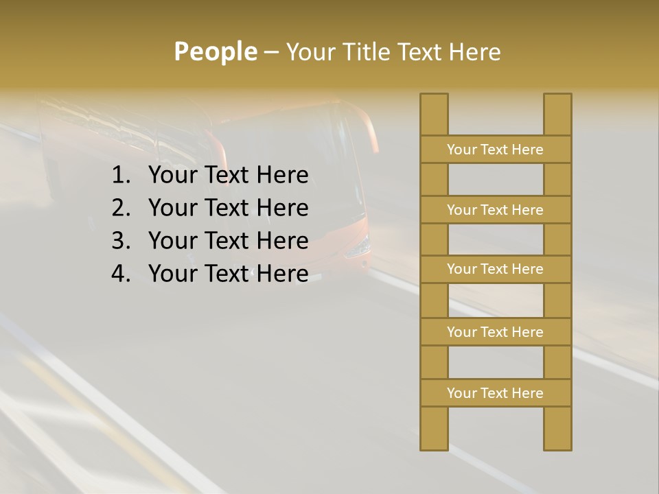 Fast Autocar Door PowerPoint Template