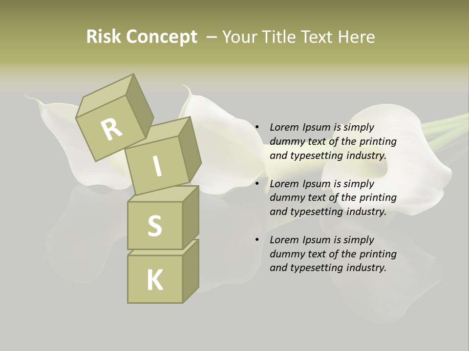 Blossom White Mirroring PowerPoint Template
