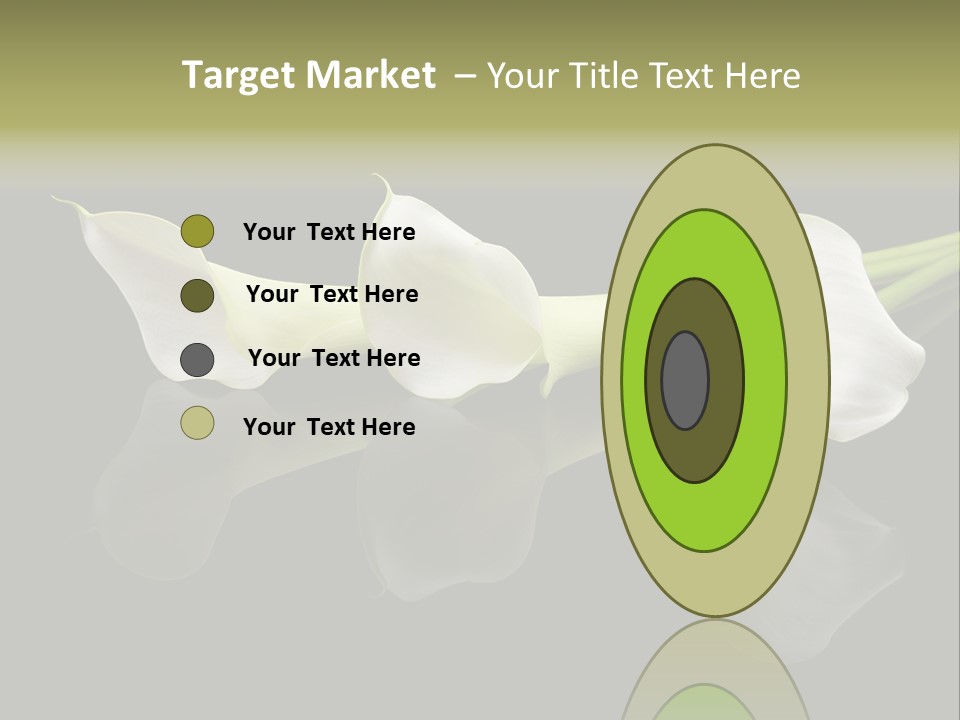 Blossom White Mirroring PowerPoint Template