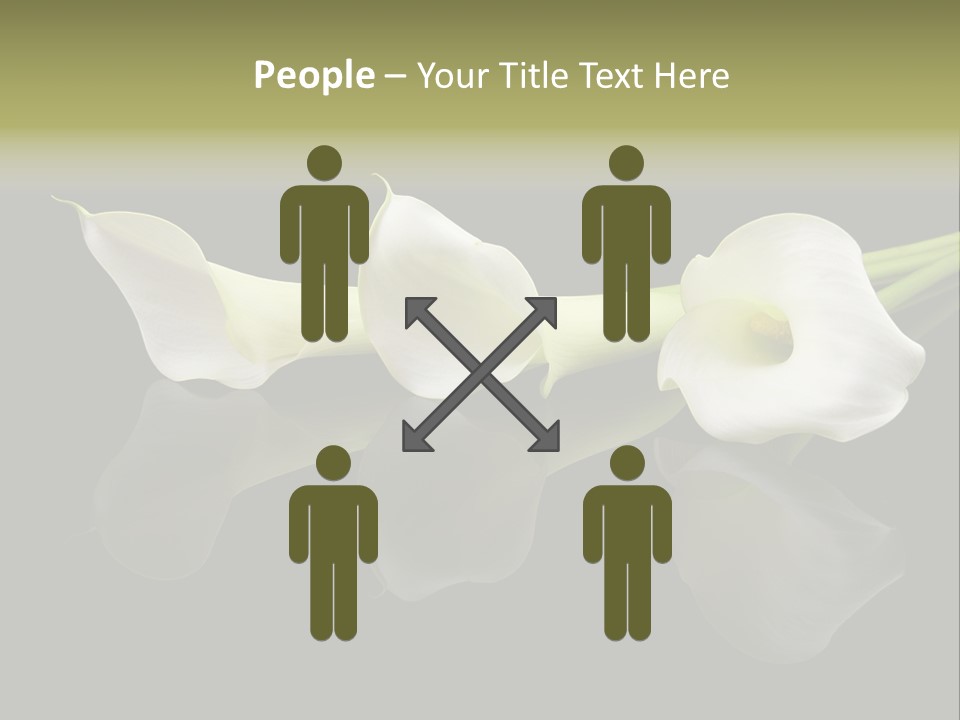 Blossom White Mirroring PowerPoint Template