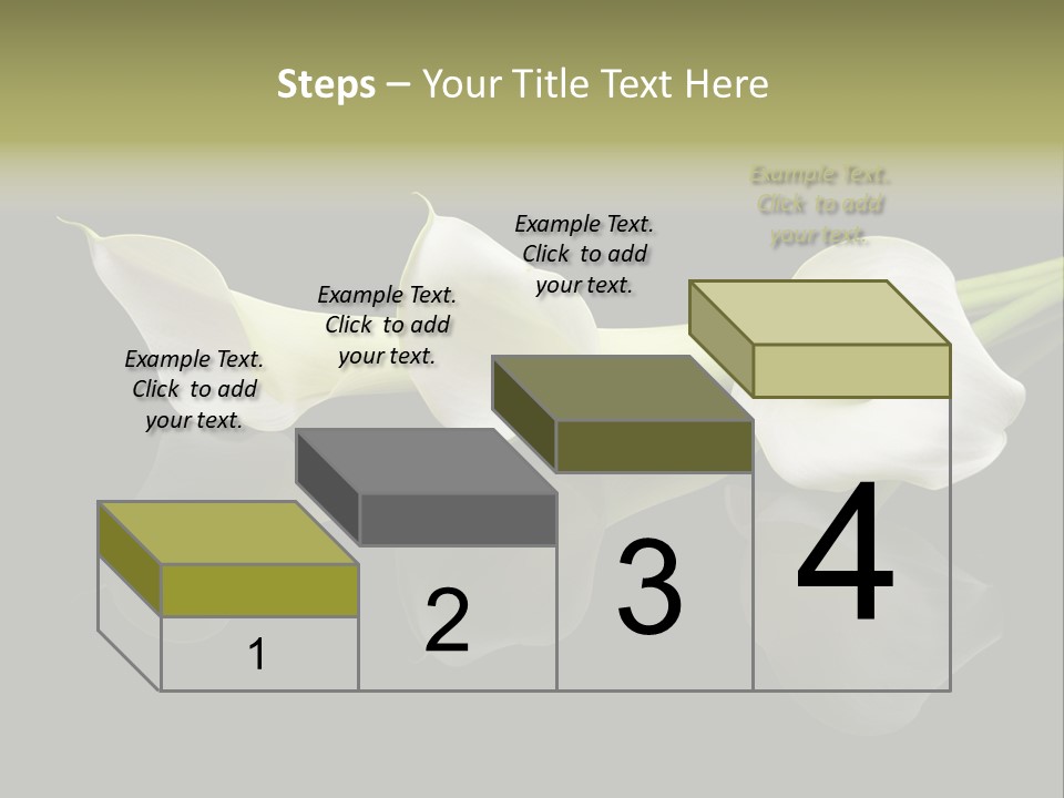 Blossom White Mirroring PowerPoint Template