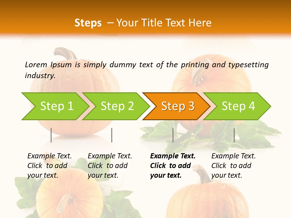 Collection Harvest Yellow PowerPoint Template