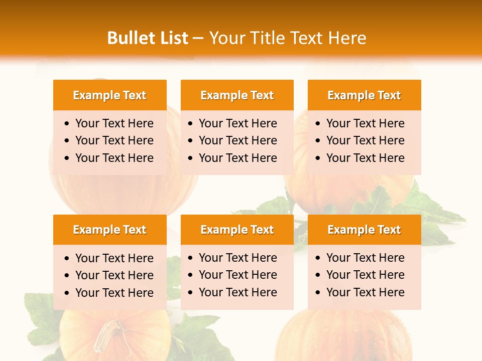 Collection Harvest Yellow PowerPoint Template