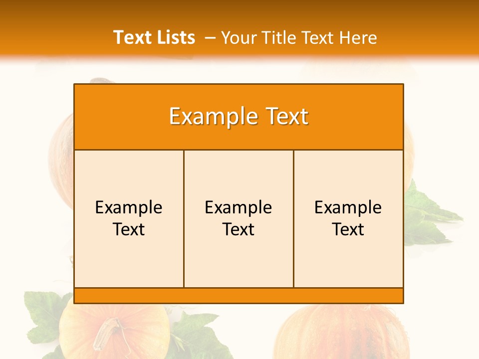 Collection Harvest Yellow PowerPoint Template